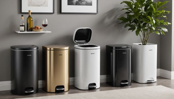 Des poubelles élégantes pour chaque espace de votre maison